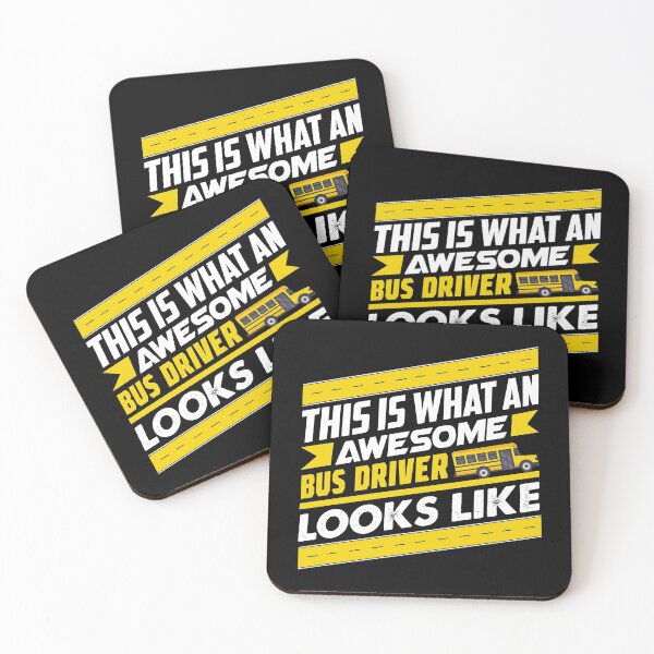 Item preview, This Is What An Awesome Bus Driver Looks Like Funny Gift graphic designed and sold by theodoros20.