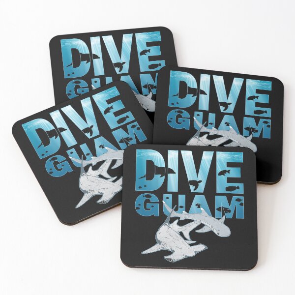 Item preview, Hammerhead shark Guam designed and sold by NicGrayGraphic.