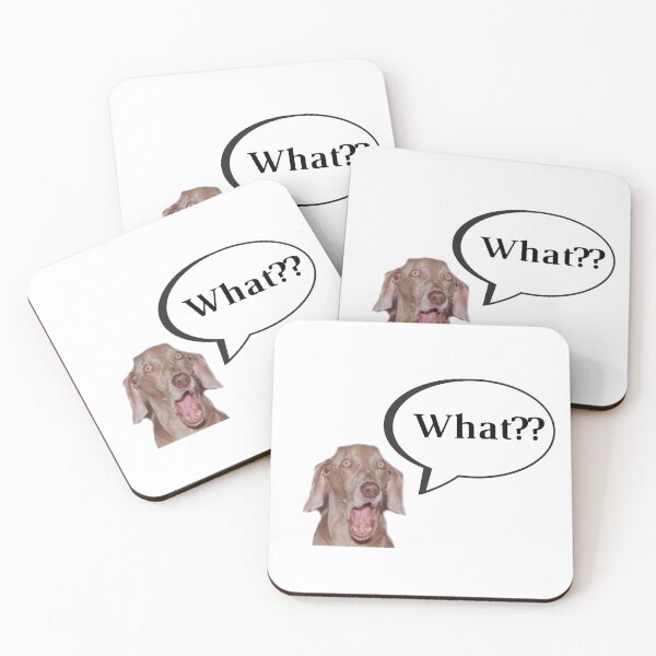 Item preview, Funny  Weimaraner dog - What?? designed and sold by 0waste.
