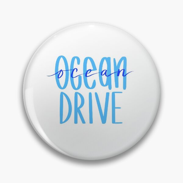 Item preview, Ocean Drive vaccation typography designed and sold by Floridaseaside.