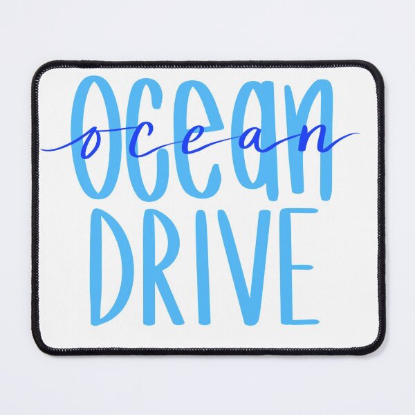 Item preview, Ocean Drive vaccation typography designed and sold by Floridaseaside.