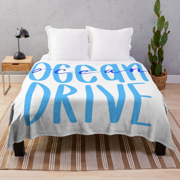 Item preview, Ocean Drive vaccation typography designed and sold by Floridaseaside.