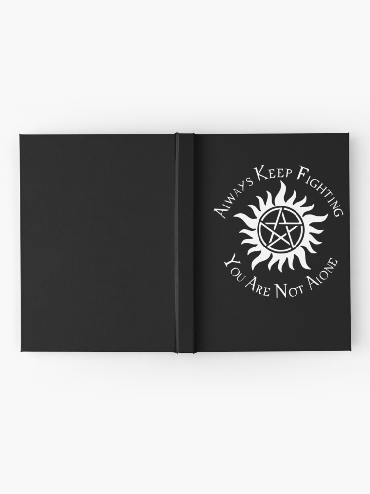 Thumbnail 2 of 3, Hardcover Journal, Supernatural Not Alone v2.0 designed and sold by obsidiandream.
