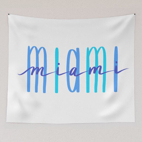 Item preview, Miami Beach Typography of beach of Florida designed and sold by Floridaseaside.