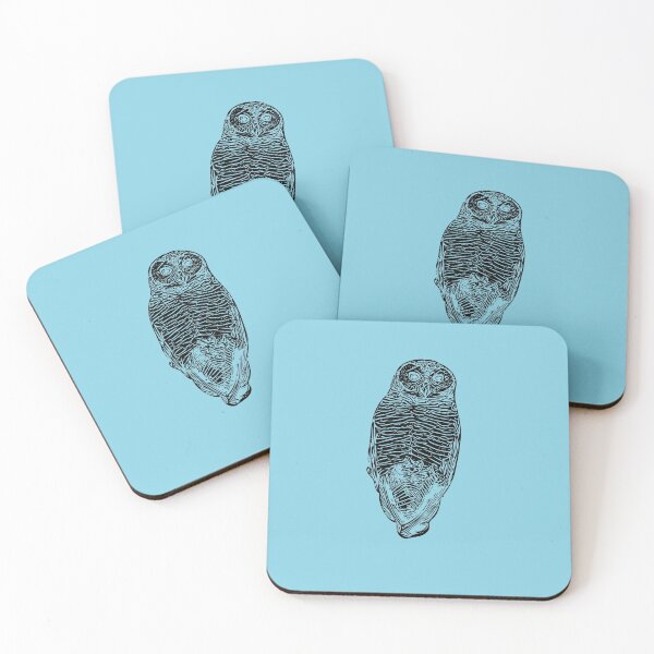 Item preview,  Black Design of a Spotted Wood Owl designed and sold by designsasstultd.