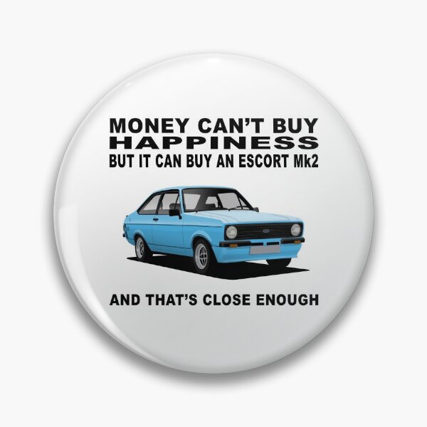 Item preview, Ford Escort Mexico Mk2 2 Door Olympic Blue Happiness Illustration designed and sold by Hamilton illustrations.
