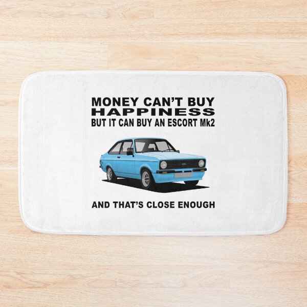 Item preview, Ford Escort Mexico Mk2 2 Door Olympic Blue Happiness Illustration designed and sold by Hamilton illustrations.