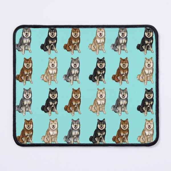 Item preview, Finnish Lapphund Dog Collection | Black and Tan | Chocolate and Tan | Cream | Wolf Sable designed and sold by shirinsart.
