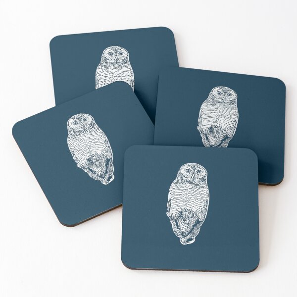 Item preview, White Design of a Spotted Wood Owl designed and sold by designsasstultd.