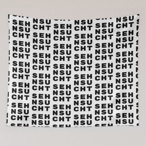 Item preview, Sehnsucht Block Print designed and sold by Parag's Travel Shop.