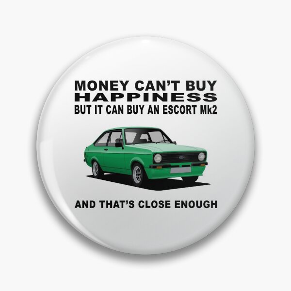 Item preview, Ford Escort Mexico Mk2 2 Door Modena Green Happiness Illustration designed and sold by Hamilton illustrations.