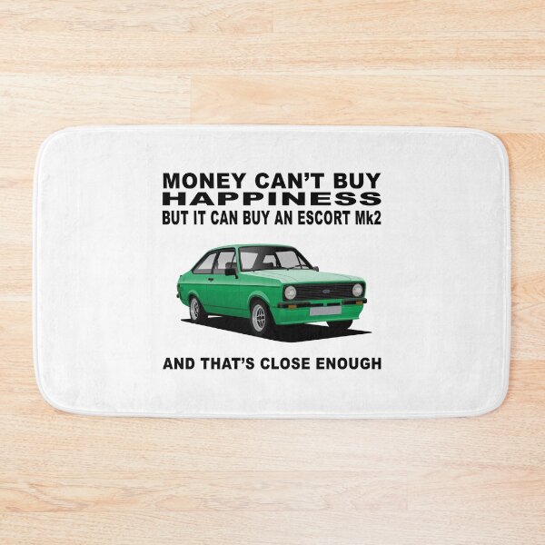 Item preview, Ford Escort Mexico Mk2 2 Door Modena Green Happiness Illustration designed and sold by Hamilton illustrations.