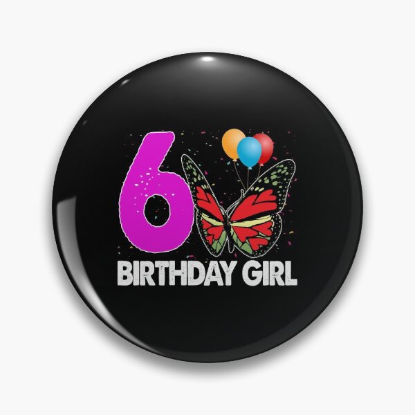 Item preview, Birthday Girl 6 Monarch designed and sold by Bendthetrend.