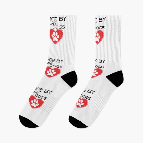 Item preview, Easily distracted by hockey and dogs designed and sold by Hammy97.