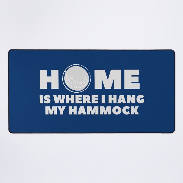 Item preview, Home is where I hang my hammock designed and sold by Bushtrippers.