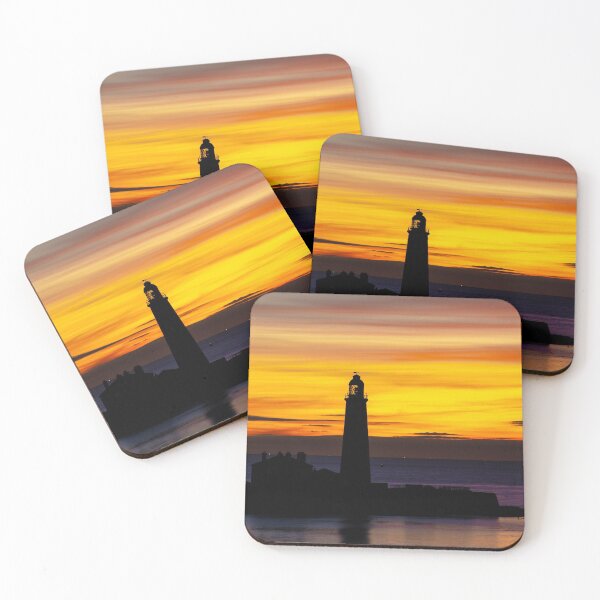 Item preview, St marys lighthouse sunrise designed and sold by tynesidephotos.