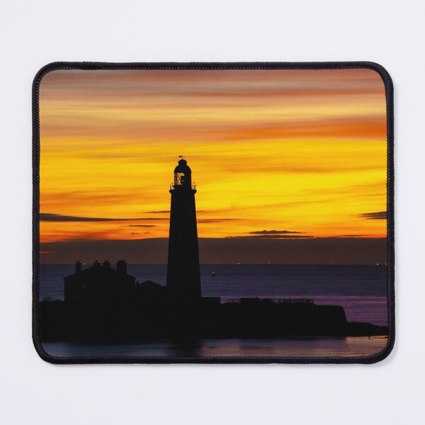 Item preview, St marys lighthouse sunrise designed and sold by tynesidephotos.