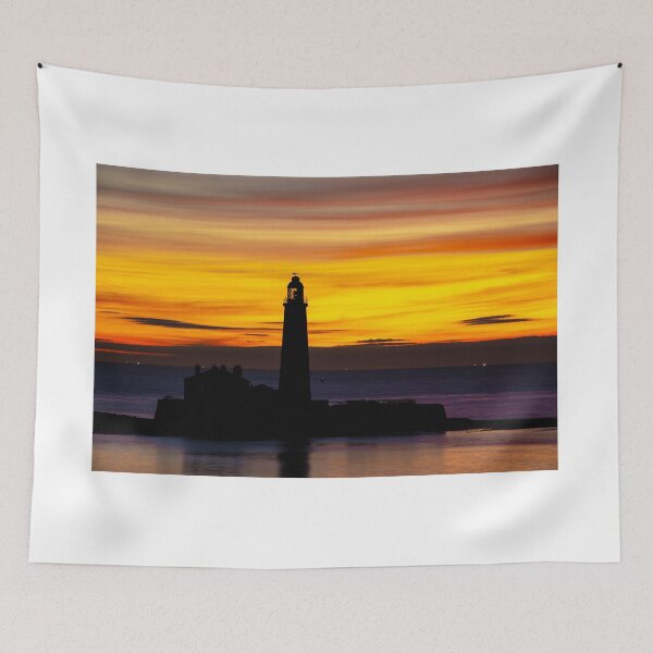 Item preview, St marys lighthouse sunrise designed and sold by tynesidephotos.