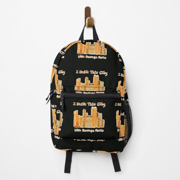 Item preview, I Built This City With Sausage Rolls, Mum designed and sold by monkeypawprints.