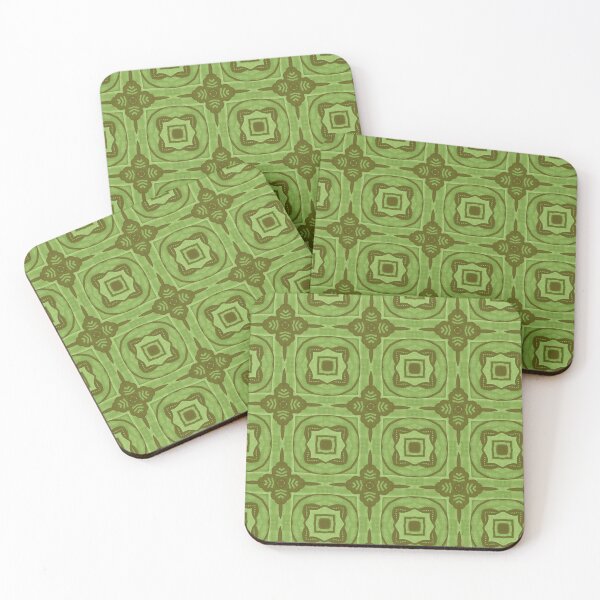 Item preview, Green Tile Shapes Pattern designed and sold by palaco210.