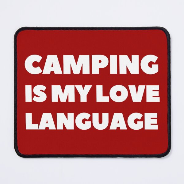 Item preview, Camping is my love language designed and sold by Bushtrippers.