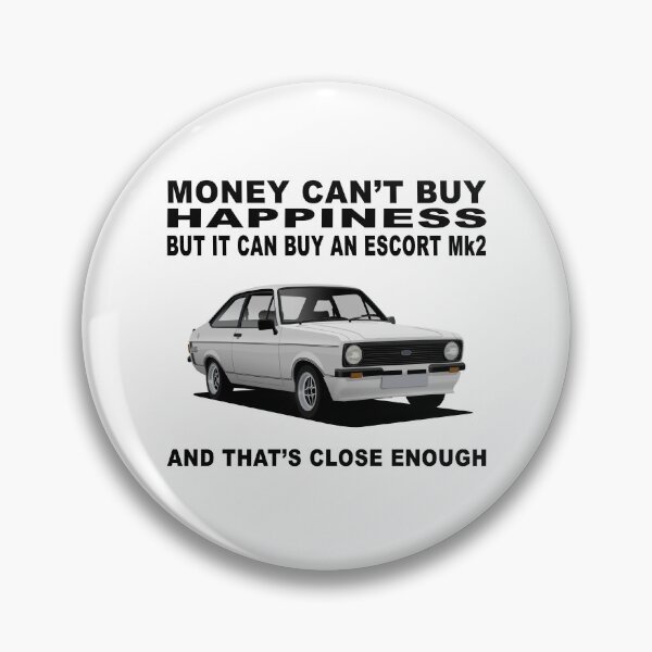 Item preview, Ford Escort Mexico Mk2 2 Door Diamond White Happiness Illustration designed and sold by Hamilton illustrations.