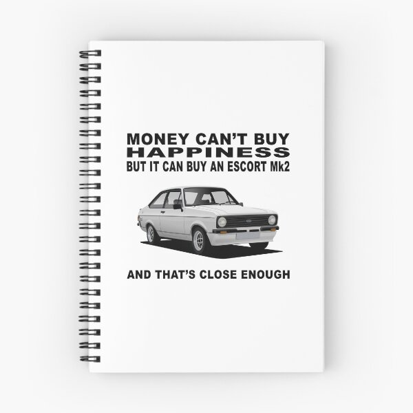 Item preview, Ford Escort Mexico Mk2 2 Door Diamond White Happiness Illustration designed and sold by Hamilton illustrations.
