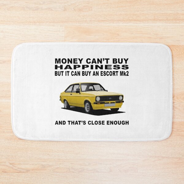 Item preview, Ford Escort Mexico Mk2 2 Door Signal Yellow Happiness Illustration designed and sold by Hamilton illustrations.