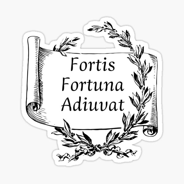 Warrior Spirit - Fortis Fortuna Adiuvat | Sticker