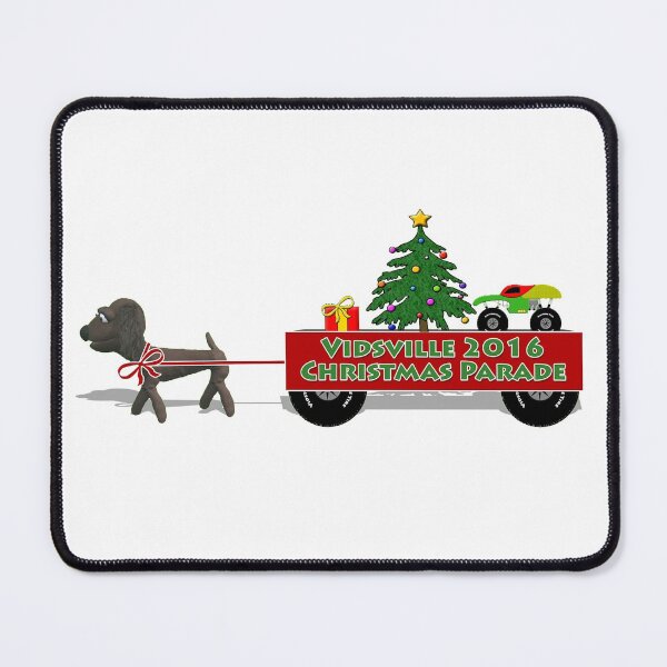 Puppy Dog Parade Cart Mouse Pad