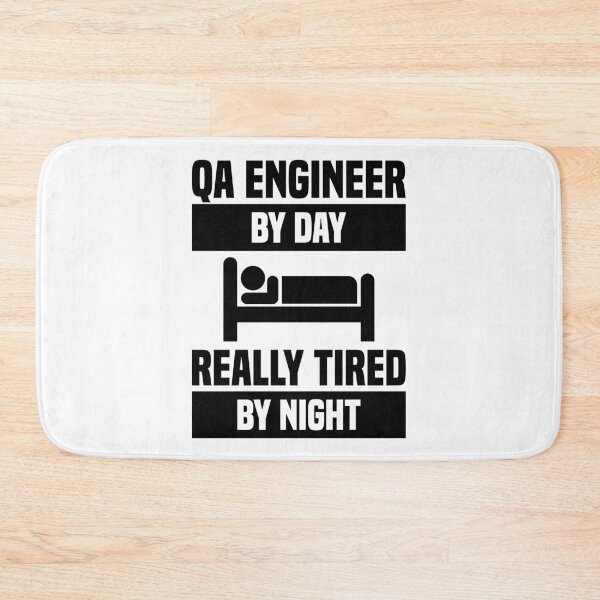 Item preview, QA Engineer By Day Really Tired By Night designed and sold by TashaVector.