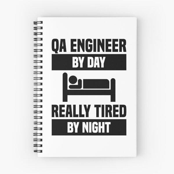 Item preview, QA Engineer By Day Really Tired By Night designed and sold by TashaVector.