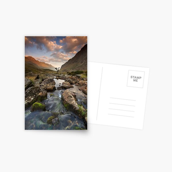 Snowdonia- Llanberis Pass Sunrise Postcard
