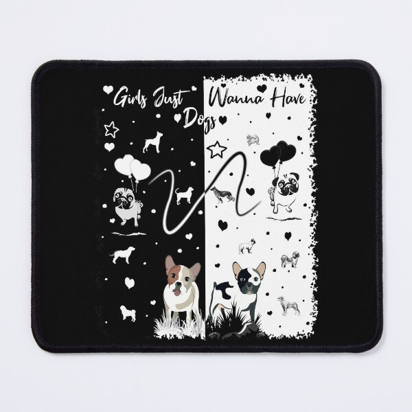 Item preview, Girls Just Wanna Have Dogs, cute design designed and sold by MoSaid.