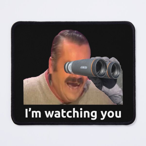 Item preview, I'm watching you - Risitas with binoculars funny meme kekw designed and sold by KefrostDs.