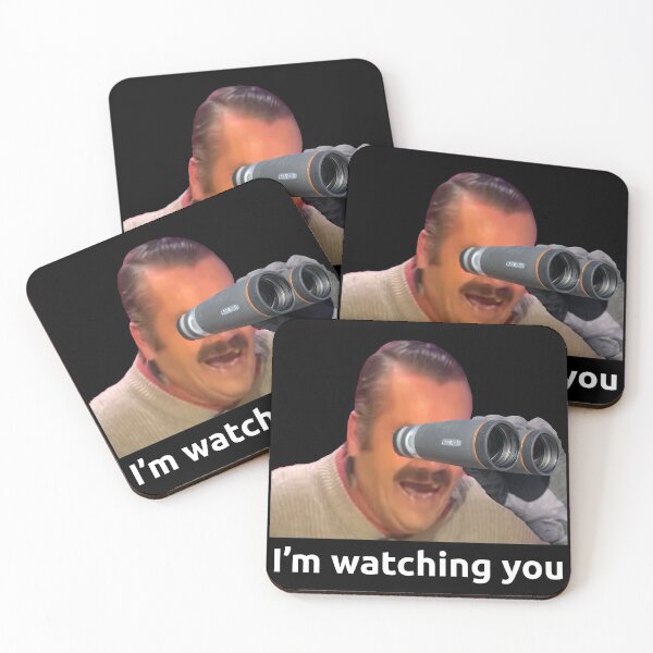 Item preview, I'm watching you - Risitas with binoculars funny meme kekw designed and sold by KefrostDs.