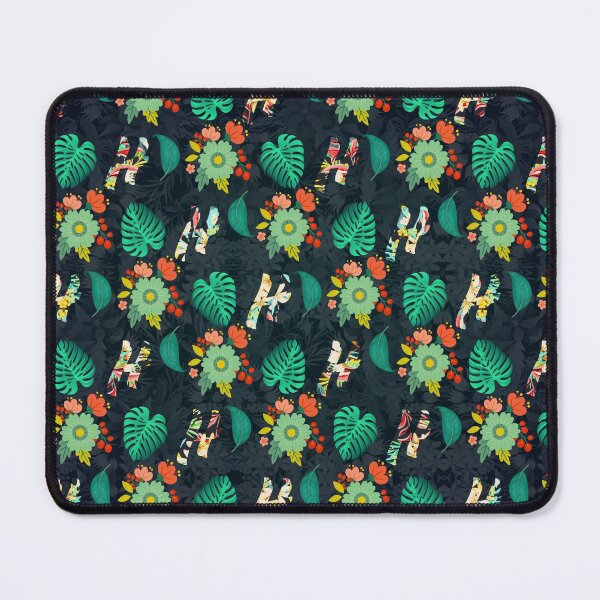 Item preview, Letter H with Floral pattern designed and sold by MoSaid.