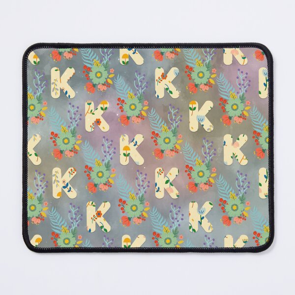 Item preview, Letter K with Floral  designed and sold by MoSaid.
