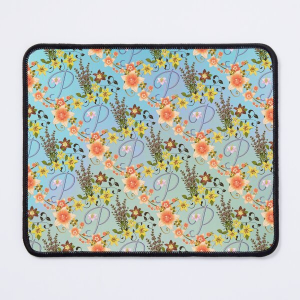 Item preview, Letter P with Floral  designed and sold by MoSaid.