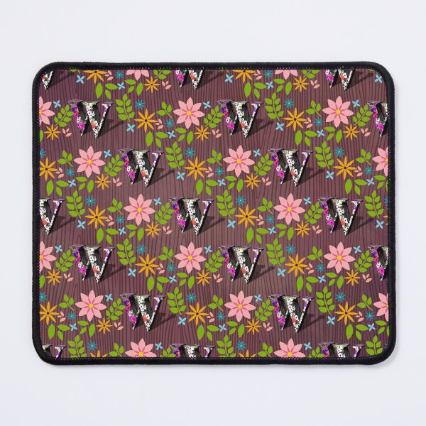 Item preview, Pattern of Flowers and Letter W designed and sold by MoSaid.