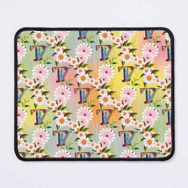 Item preview, Letter T with Floral designed and sold by MoSaid.
