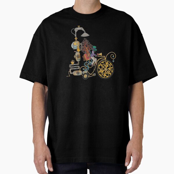 Grand-bis Steampunk - Steampunk Bike Oversized T-Shirt