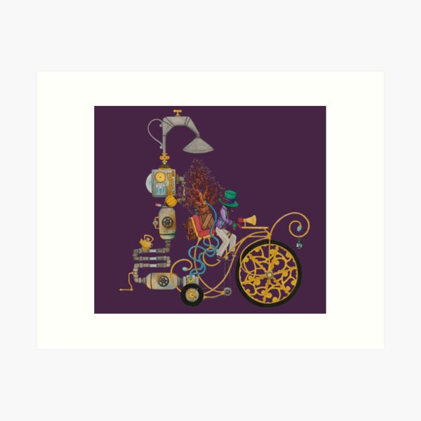 Grand-bis Steampunk - Steampunk Bike Art Print