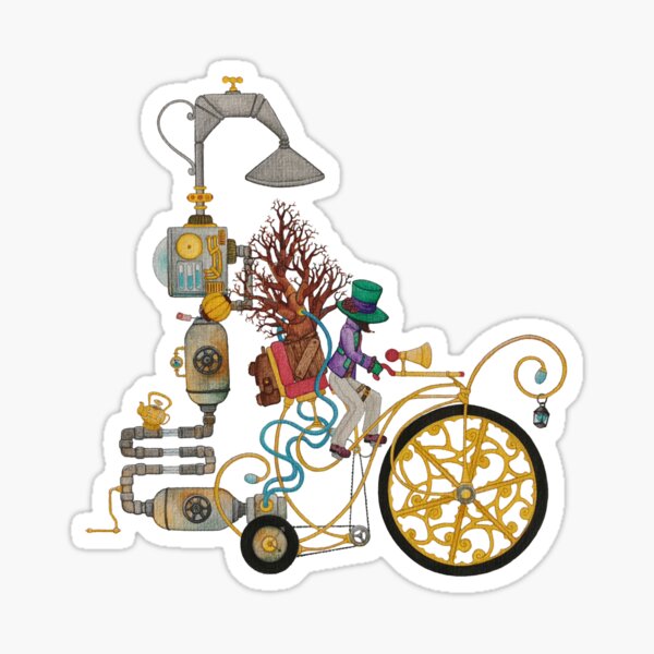 Grand-bis Steampunk - Steampunk Bike Sticker
