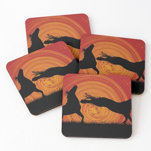 Item preview, Kicking Sunset Wild Horses Design designed and sold by TalesFromTrails.