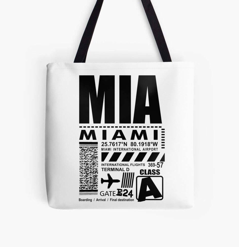 Miami International Airport MIA Backpack for Sale by Alma-Studio