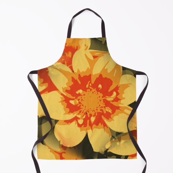 Item preview, Red and yellow dahlias designed and sold by aapshop.