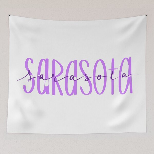 Item preview, Sarasota beach Typography of beach of Florida designed and sold by Floridaseaside.