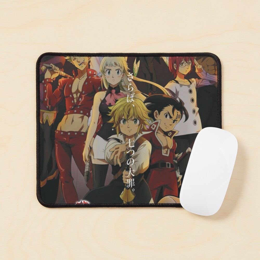 7 deadly sins mouse pad