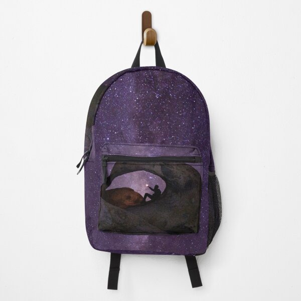 Item preview, Man looking at the milky way with his flashlight designed and sold by Vanina Isola.